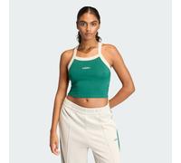 Débardeur Seasonal Essentials Colorpop avec graphisme brodé Collegiate Green / White L