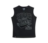 Superdry Retro Embellished Sleeveless T-shirt Noir XL Femme