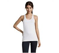 Débardeur - Sol's - Justin - Femme - Blanc - Taille L - Col arrondi XL