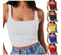 Debardeur Sport Femme, Sexy Tops Hauts Courts Court Chic Et Elegant Été 2025, Top Paillettes Femme Soirée, Lot Debardeur Tee Shirt Ete Running Maillot De Corps Camisole