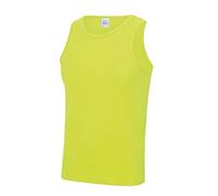 Débardeur sport uni Just Cool - Homme (L) (Jaune électrique)