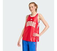 Adidas Stadium Sleeveless T-shirt Rouge M Femme
