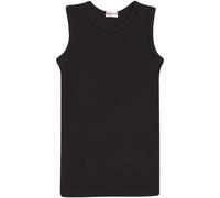 Débardeur Stylé Côtelé Fille Enfants 100% Coton T-Shirt New Âge 5-13 Ans