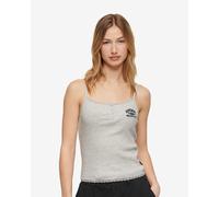 Débardeur Superdry Essential Button gris pour femme - S-M