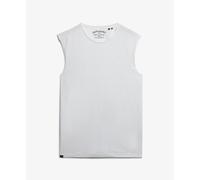 Superdry Débardeur Raw Edge Slub Blanc XL Homme