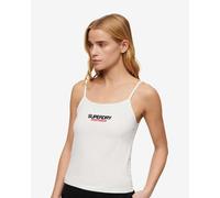 Débardeur Superdry Sportswear Logo blanc pour femme - L