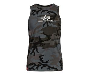 Débardeur Tank Top Basic Mid Logo Alpha Industries - Black Camo S