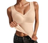 Débardeur Thermique pour Femme Débardeur Thermique pour Femme Maillot de Corps Polaire sans Manches Camisole Doublure Chaude sous-vêtements Couche de Base Hauts Sous Vetement Thermique Femme Mode
