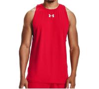 Débardeur Under Armour Baseline coton - rouge/blanc/blanc - 3XL - Homme - Fitness - Tissu ColdGear ultra-doux