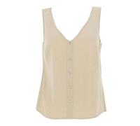 Débardeur - Vero Moda - Vmmymilo - Col V - Beige - Léger et confortable XS