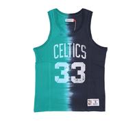 Debardeur vertical tie-dye NBA pour hommes Hardwood Classics No 33 Larry Bird Boscel ORIGINAL TEAM COLORS S