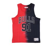 Debardeur vertical tie-dye NBA pour hommes Hardwood Classics No 91 Dennis Rodman Chibul ORIGINAL TEAM COLORS L
