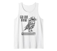 Débardeur Vintage Cowboy Perruche - Go on Now Git Budgie Débardeur