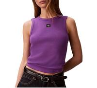Débardeur Violet Femme Calvin Klein Jeans A Woven Label M