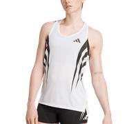 Adidas Adizero Archive Running Sleeveless T-shirt Blanc M Femme