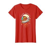 Débardeurs de la colonie T-Shirt, Femme, Rouge, XS