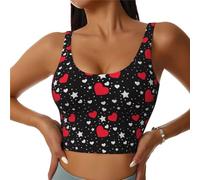 Débardeurs de Sport pour Femmes Red, brassières, Gilets, t-Shirts d'entraînement pour la Salle de Sport