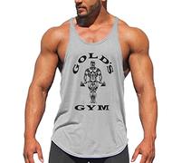 Débardeurs Fitness Et Musculation Workout Tank Top Homme Sport Respirant sans Manches Gym T Shirt Maillot de Corps Tank Top Fitness,Gris,XL