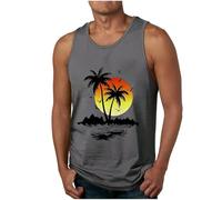 Débardeurs Homme Débardeur Homme Tshirt Coton Marcel Tee Shirt Debardeur Noir Gilet Blanc Lot sans Manche Caraco Tank Top Echancré Été T Manches Fitness Oversize Col V Sport 4XL Amincissant Vêtements