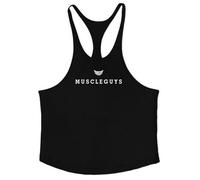 DéBardeurs Homme, Gilet d'entraînement Respirant pour Homme avec Ceinture Fine Profonde idéal pour Exercices Musculaires et Course décontractée