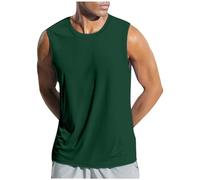 Débardeurs Homme sans Manche Amincissant Sport Debardeur Respirant Fitness Marcel sous Vetement Musculation Imprimé Gilet Blanc Undershirt 3XL Uni Débardeurs
