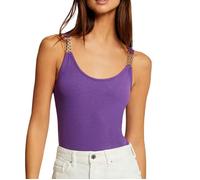 Morgan Débardeur avec bretelles à ornements Violet