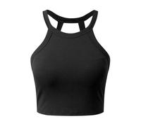 Débardeurs Pour Femmes Avec Soutien Debardeur Blanc Femme Débardeur Coton Vetement Chic Anti-Transpiration Caraco Croc Top Camisole Gorge Sans Couture Les Cours De Yoga Haut Ensemble Et Elegant