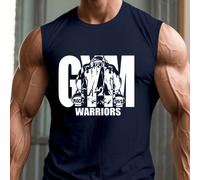 Débardeurs sans manches pour hommes, Muscle Power: Débardeurs avec motifs de guerriers de gym. Style d'entraînement. Débardeurs sans manches pour hommes. Vêtements de fitness. Vêtements de gym. Sports