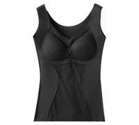 Débardeurs thermiques pour femme avec soutien-gorge intégré, haute élasticité, couche de base thermique, col en V, débardeur basique pour femme, Noir , M