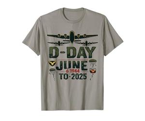 Débarquement de Normandie D-Day 81ans Anniversaire 1944-2025 T-Shirt