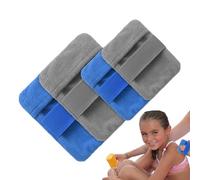 Débarquement De Sable De Plage - 4 Nettoyant D'essuyage De Paquet, Skin Safe Portable | Soupchée en Poudre Douce Avec Essuyage Doux Adapté Aux Adultes Pour Camping Voyage Voyage en Plein Air