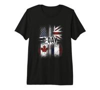 Débarquement du Jour J en Normandie 1944 6 Juin Forces alliées T-Shirt Haut de Gamme