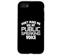 Débat drôle de Voix Parlant en Public Coque pour iPhone SE (2020) / 7/8