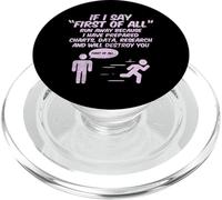 Débat école Débat Équipe Discours Débat Parler en Public PopSockets PopGrip pour MagSafe