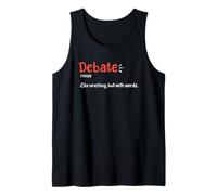 Debater Public Speaking Debate Team Définition du débat drôle Débardeur