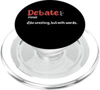 Debater Public Speaking Debate Team Définition du débat drôle PopSockets PopGrip pour MagSafe