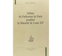 Débats du Parlement de Paris pendant la minorité de Louis XIV – Champion