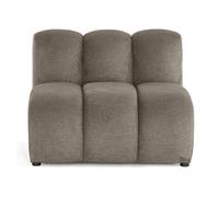 Debbie - module d'assise en tissu texturé - Taupe