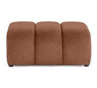 Debbie - pouf en tissu texturé - Terracotta Terracotta