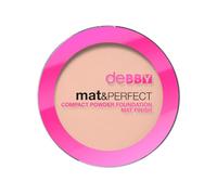 Debby By Deborah Mat & Perfect Compact Powder Foundation Mat Finish 01 Fond de teint Compact Poudre Imperméable