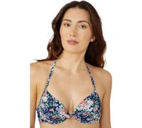 Debenhams - Haut de Bikini à Armatures pour Femme DH5806 (75B) (Bleu Marine)