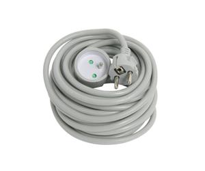 Debflex 335262 HO5VV-F 3G1,5 Rallonge en plastique à suspendre - 10 m - Gris