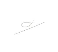 DEBFLEX 709091 Plastique Serrage-Serre-câble autobloquants réglables 100 Colliers de Fixation 3,6 mm x 300 mm PA 6,6-Incolore-709091, Incolore