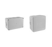 Debflex 718050 Electrique Exterieur-Boîte de dérivation étanche en saillie carrée IP55 & Boite de derivation electrique - etanche exterieur - IP55 85X85 - Debflex - 718806 - Polypropylène