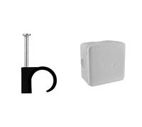 DEBFLEX Attache Câble, Range Câble, Fixation Câble électrique, Clips Câble, Serre Câble & Boite de derivation electrique - Boite de derivation etanche exterieur - Boite De Dérivation Étanche IP55