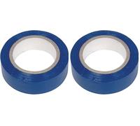 DEBFLEX Bande électricien | Ruban Isolant | Ruban adhesif résistant | Adhesif Couleur | Isolation Ruban | Etanchéité | Ruban Adhesif de Reperage Bleu | 801113 (Lot de 2)