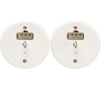 DEBFLEX - Boite luminaire Cloison Sèche - Ø67 - P50 - Rouge - 718609 (Lot de 2)