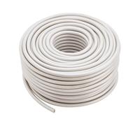 DEBFLEX - Câble Electrique HO5VV-F 3G1 mm² - Couronne de Câble Tripolaire Souple - Pour Tous Types de Câblages Domestiques - 50 Mètres - Blanc