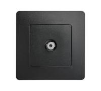 Prise TV type F encastrée Caly Debflex 2400 MHz noire mat - 749567