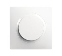 DEBFLEX - Casual Evo - Interrupteur Va et Vient Complet - Interrupteur Mural Avec Plaque de Finition - Design Sobre - Facile à Installer - ABS - Installation Encastrée - Blanc - 130 x 110 x 40 mm